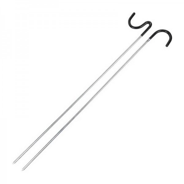Support De Canne à Pêche Télescopique Aluminium - Longueurs 80/100/120/150 Cm, Réglable, Extérieur - 11