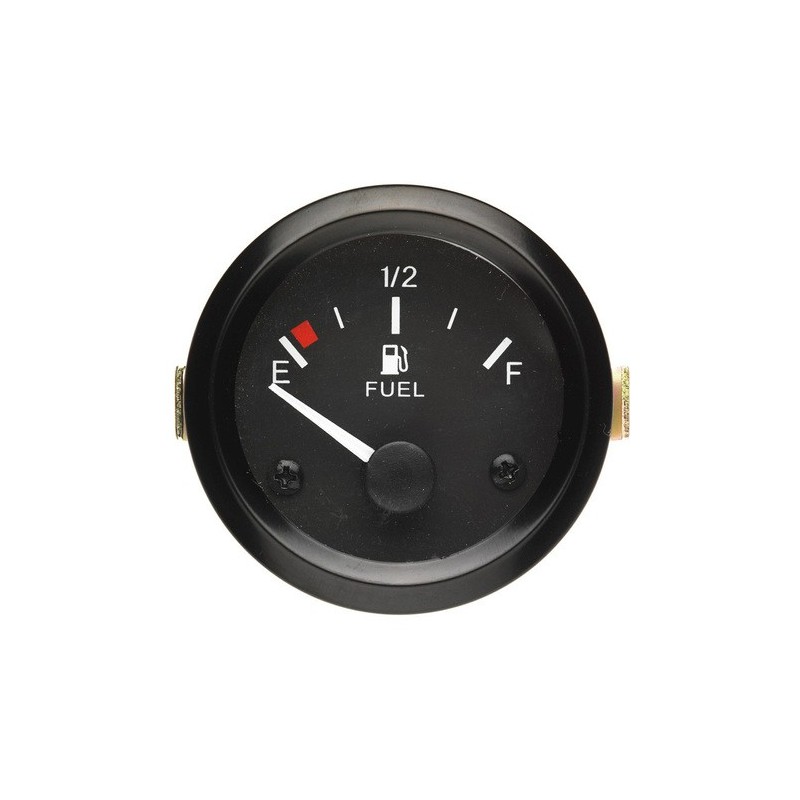 Cadran niveau de carburant 240-33 Ohms - Afficheur 52 mm - Fond noir