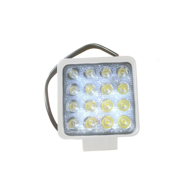 Projecteur étanche à LED - carré - 16 x 3 W