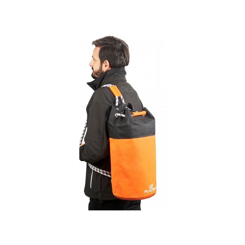 SAC MARIN ETANCHE 20L ORANGE ET NOIR