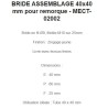 BRIDE ASSEMBLAGE 40x40 mm pour remorque - MECT-02002