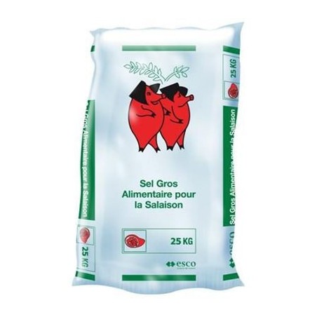 SEL GROS ALIMENTAIRE SPECIAL SALAISON POUR FUMAGE - SAC DE 10 KG