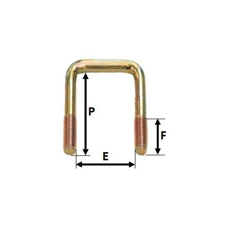 BRIDE ASSEMBLAGE 30x30 mm pour remorque - MECT-02001