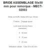 BRIDE ASSEMBLAGE 50x50 mm pour remorque - MECT-02003