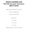 BRIDE ASSEMBLAGE 100x100 mm pour remorque