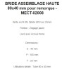 BRIDE ASSEMBLAGE HAUTE 80x40 mm pour remorque - MECT-02008