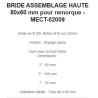 BRIDE ASSEMBLAGE HAUTE 80x60 mm pour remorque - MECT-02009