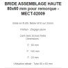 BRIDE ASSEMBLAGE HAUTE 80x60 mm pour remorque