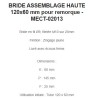 BRIDE ASSEMBLAGE HAUTE 120x60 mm pour remorque - MECT-02013