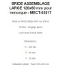 BRIDE ASSEMBLAGE LARGE 60x120 mm pour remorque
