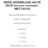 BRIDE ASSEMBLAGE HAUTE 50x30 mm pour remorque - MECT-02105