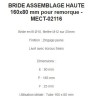 BRIDE ASSEMBLAGE HAUTE 160x80 mm pour remorque - MECT-02116