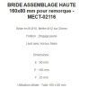 BRIDE ASSEMBLAGE HAUTE 160x80 mm pour remorque