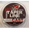 Nylon Conique Yuki TAPER LINE CAST 220 mètres de 0,23 à 0,47 mm ---