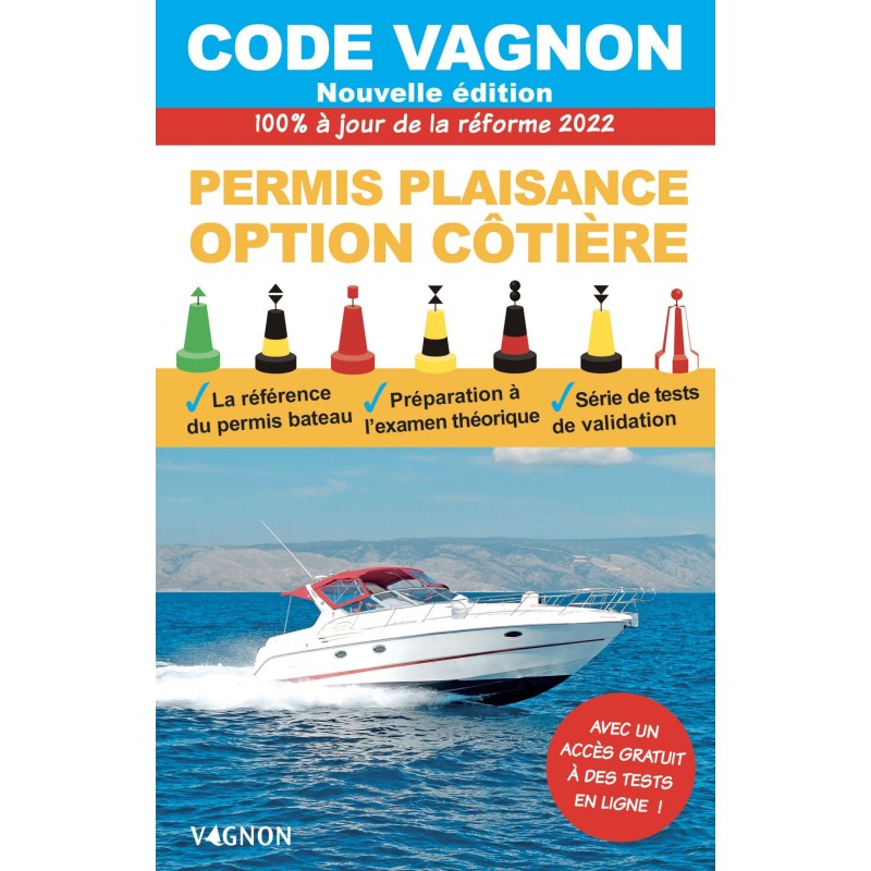 LIVRE CODE VAGNON PERMIS PLAISANCE COTIER