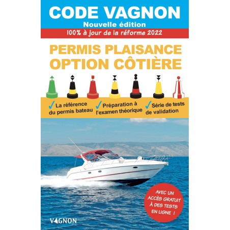 LIVRE CODE VAGNON PERMIS PLAISANCE COTIER