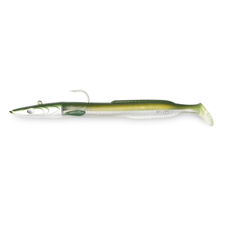 LEURRE YKR HAPPY EEL 150 MM - 30 GRS - GREEN NATURAL