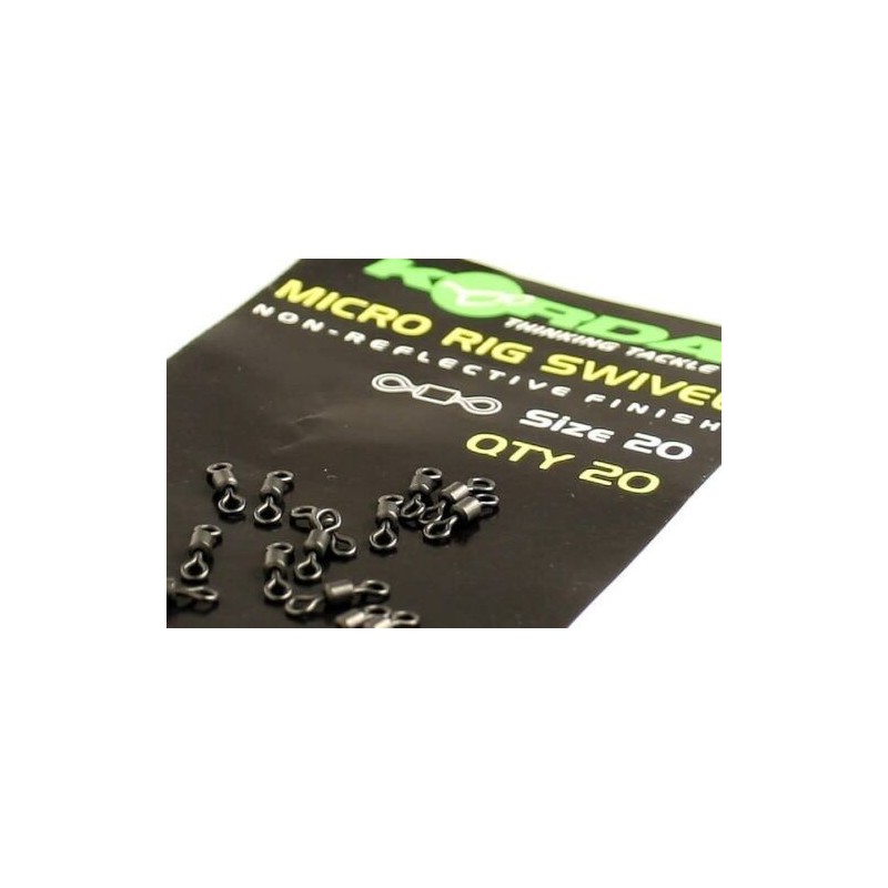 Korda Micro Rig Swivel - 20 pieces – KORDA