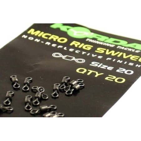 Korda Micro Rig Swivel - 20 pieces – KORDA