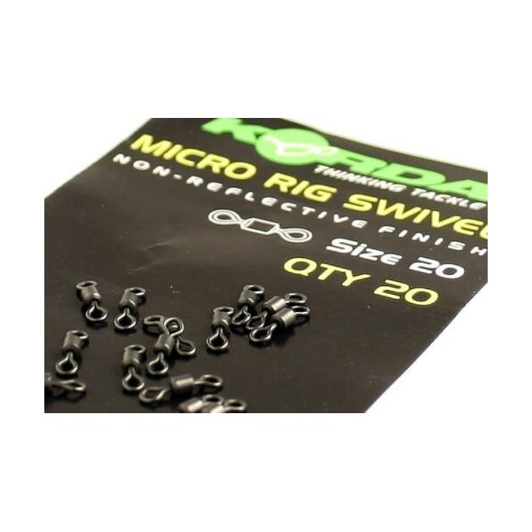 Korda Micro Rig Swivel - 20 pieces – KORDA
