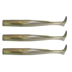 LEURRES FIIISH CRAZY PADDLE TAIL 120 - 3 corps - KHAKI - CPT120