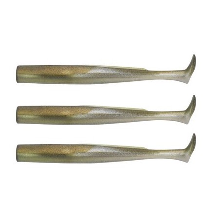 LEURRES FIIISH CRAZY PADDLE TAIL 120 - 3 corps - KHAKI - CPT120