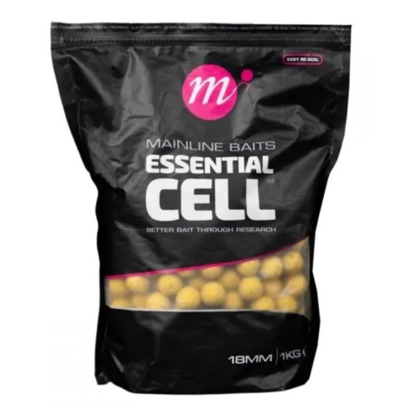 BOUILLETTE MAINLINE Shelf Life Boilies Essential Cell 15mm - 1kg