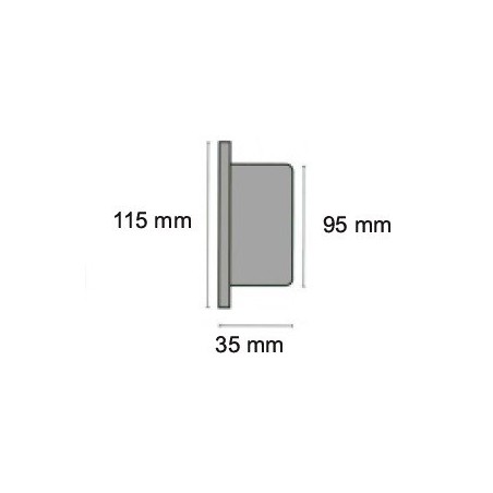 Baromètre - Chromé 115 mm -  Rose des vents - en stock - Horloge et Baromètre