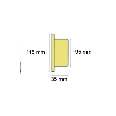 Baromètre - Laiton - 115 mm - Fond Couleurs