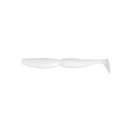 LEURRES MEGABASS SPINDLE WORM 4 SOLID WHITE