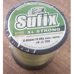 NYLON SUFIX XL STRONG 600M 0.40MM - 13 KG - LEMON GREEN ---