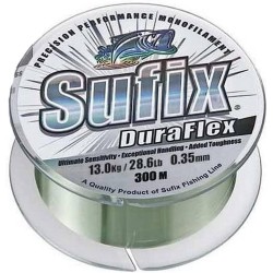 NYLON SUFIX DURAFLEX 300M 0.45MM - 18.2 kg - Green ---