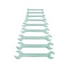 6 CLES PLATES CHROME VANADIUM  6 A 17 mm ---