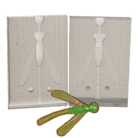 MOLDE SEСUELO SUAVE SILICONE LIBELLULE 90MM - MOUSF12