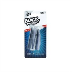LEURRE FIIISH 3 CORPS BLACK MINNOW BM105 ELECTRIC BLUE ---