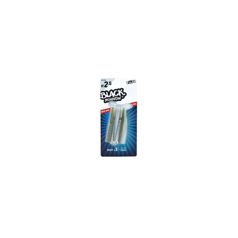 LEURRE FIIISH 3 CORPS BLACK MINNOW BM105 KHAKI ---
