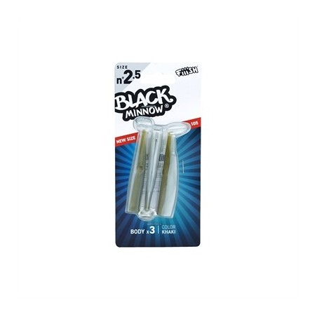 LEURRE FIIISH 3 CORPS BLACK MINNOW BM105 KHAKI ---