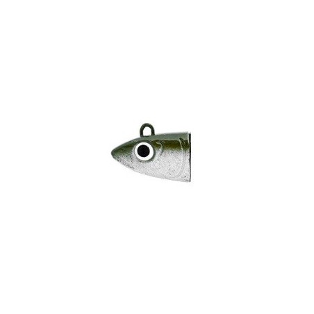 TETE PLOMBEES BLACK MINNOW BM105 - 8G khaki - LOT DE 2 - FIIISH  ---