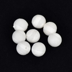 PERLES SUNSET FLOTTANTES BLANCHES RONDES 8MM 