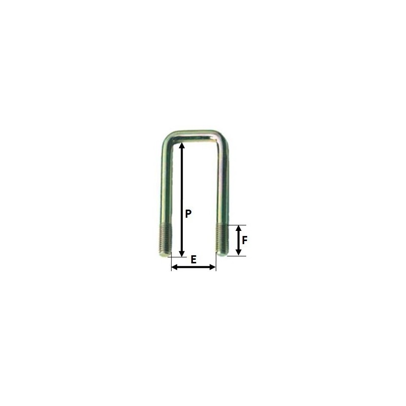 BRIDE ASSEMBLAGE HAUTE 165x40 mm pour remorque - MECT-02119 ---