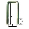 BRIDE ASSEMBLAGE HAUTE 165x40 mm pour remorque - MECT-02119 ---