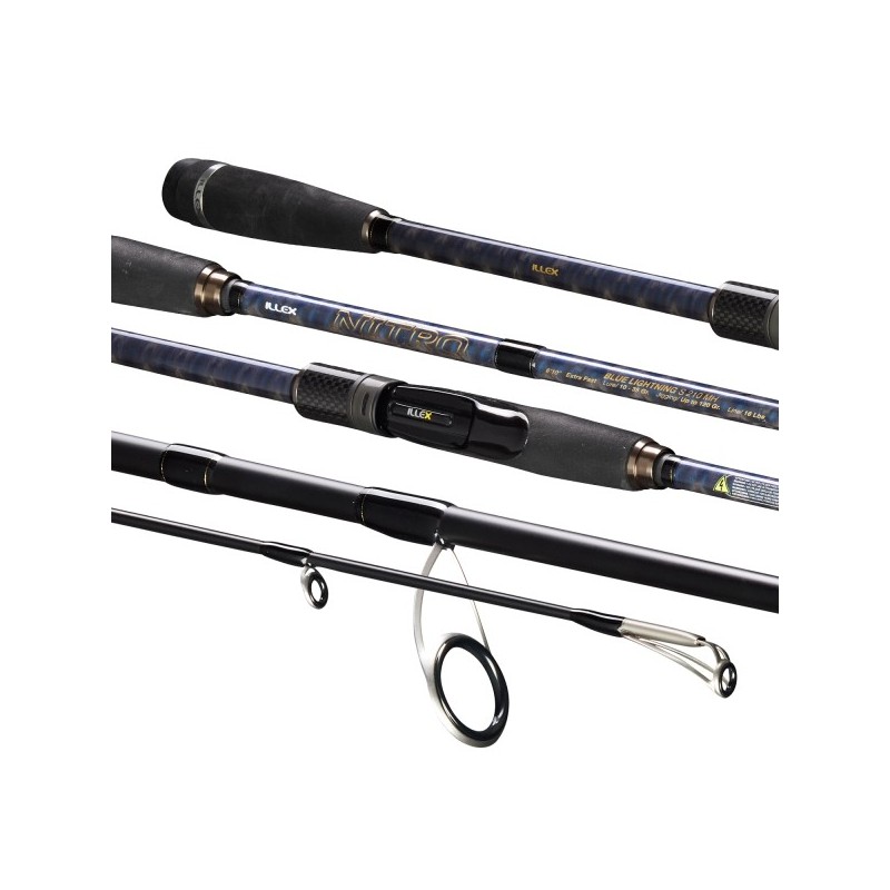 CANNE ILLEX NITRO S210MH BLUE LIGHTNING 2m10 10/35grs