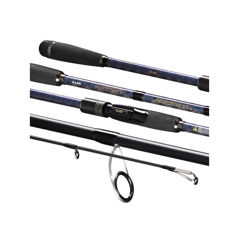 CANNE ILLEX NITRO S2402MH BLUE TRACKER 2m40 10/35grs