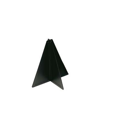 CONE NOIR DE SIGNALISATION VOILIER AU MOTEUR 47X33 CM