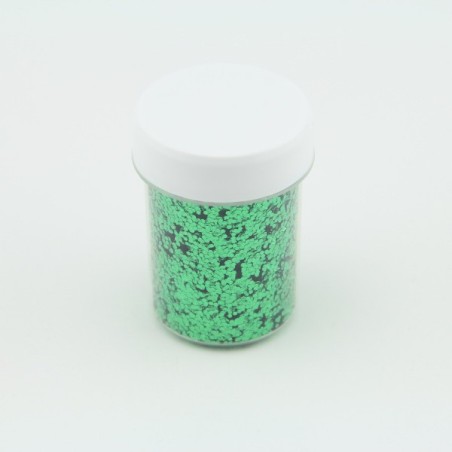 Paillettes rondes Citron Vert 0,4mm  40 ml  pour plastique liquide - PLSPAI39