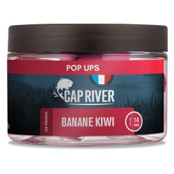 Pop-ups Banane Kiwi CAP RIVER - 40 g - 14 mm - Rose