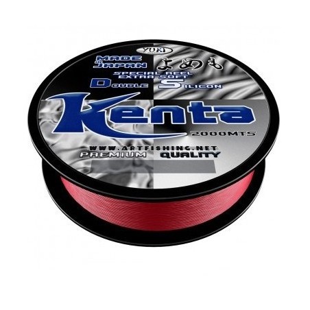 NYLON YUKI KENTA CERISE 0.26MM 10,90 kg - 2000 MT - BOBINE