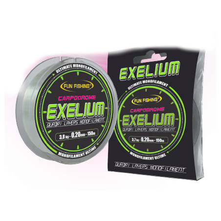 NYLON Exelium Carpodrôme - 0,250 mm - 5,80 kg - 150m - FUN FISHING