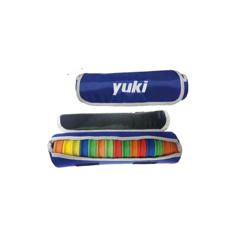 Trousse YUKI  à bas de ligne avec 15 ronds en mousse de 7cm