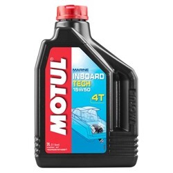 HUILE MOTUL 4 TEMPS TECHNOSYNTHESE 15W50 moteurs inboard essence 2L --ndd